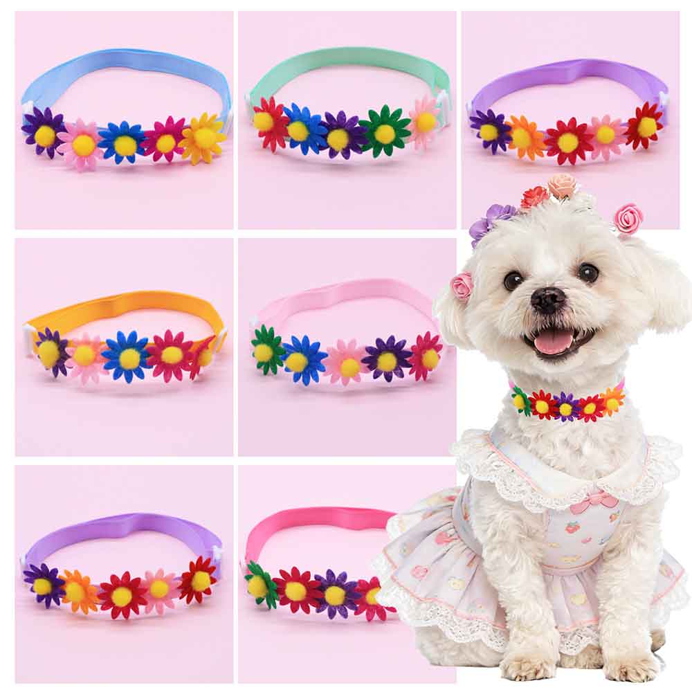 Pet Supplies Wholesale - 50PCS Colorful Dog Bowties Flower Accessories