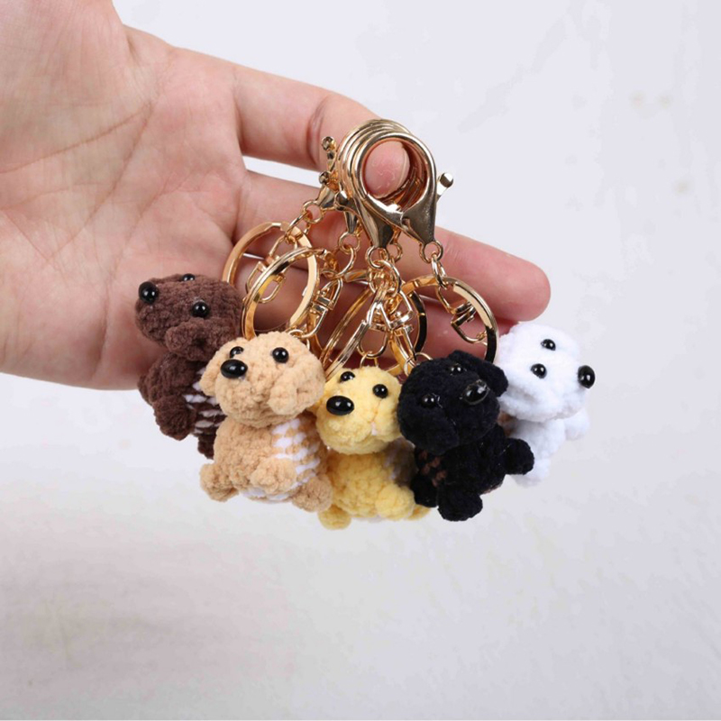 Pet Supplies Wholesale - Mini Puppy Series Crochet Keyrings Knitting