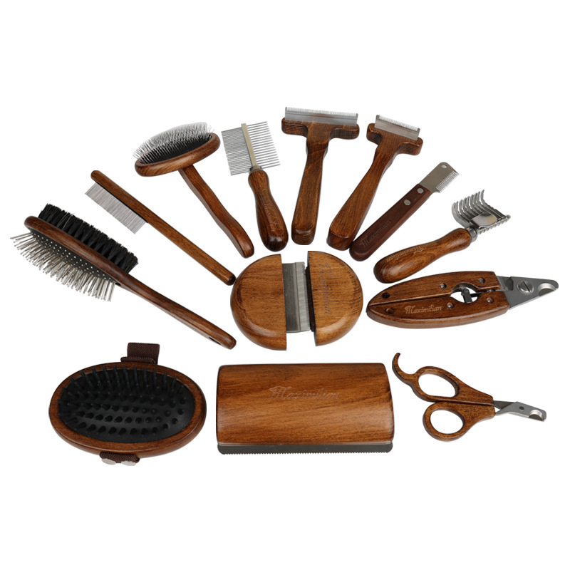 Pet X Supplies & Tack Reviews - Pet Dog Comb Antique Solid Wood