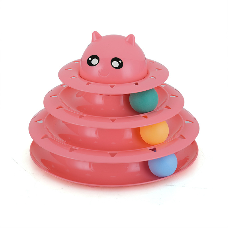 Pet Supplies In Amazon - Amazon pet three-layer turntable with ball