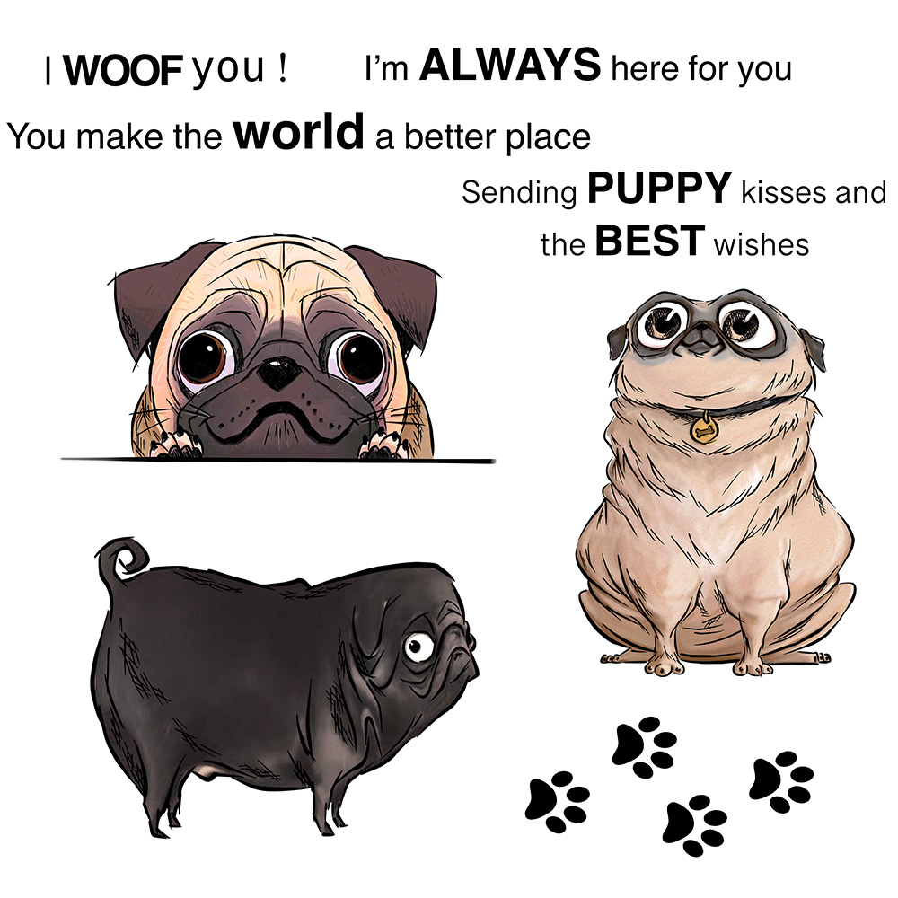 Dog Raincoat - MangoCraft Cute Cartoon Pet Dogs Clear