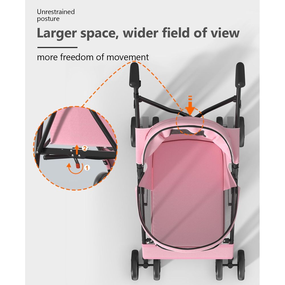 4 Wheels Pet Stroller Small Me - Pet Stroller Carrier review and price