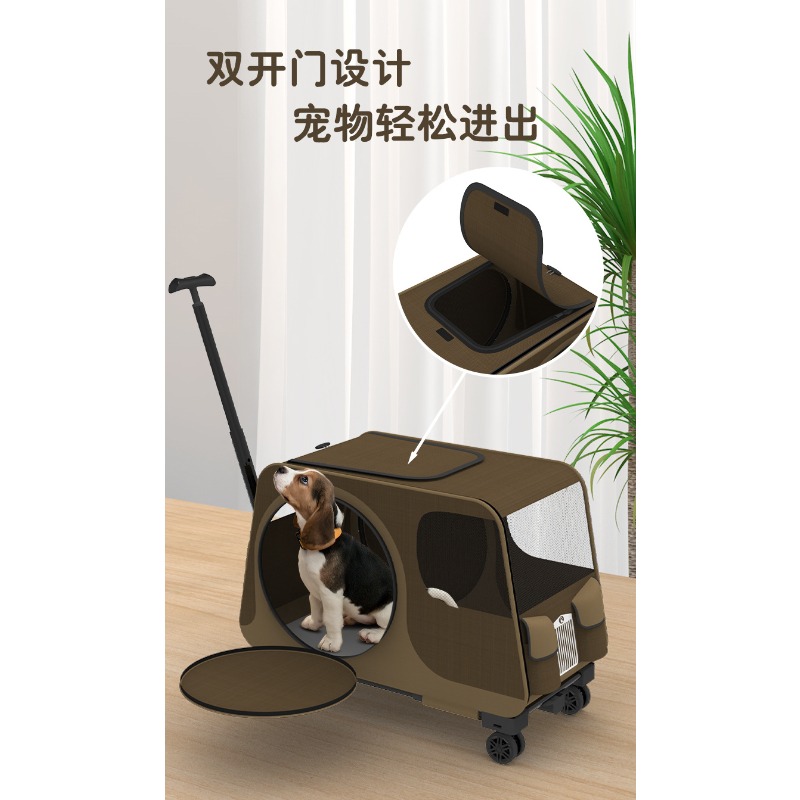 Portable Pet Rolling Carrier F - Pet Stroller Carrier review and price
