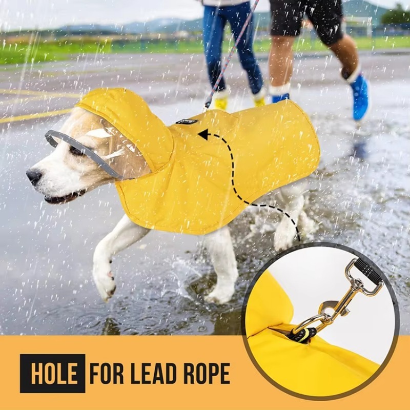 Custom Printed Reflective Dog  - Dog Raincoat review and price