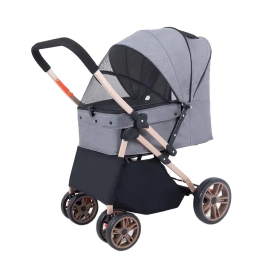 High Quality Foldable Pet Stro - Pet Stroller Carrier review and price