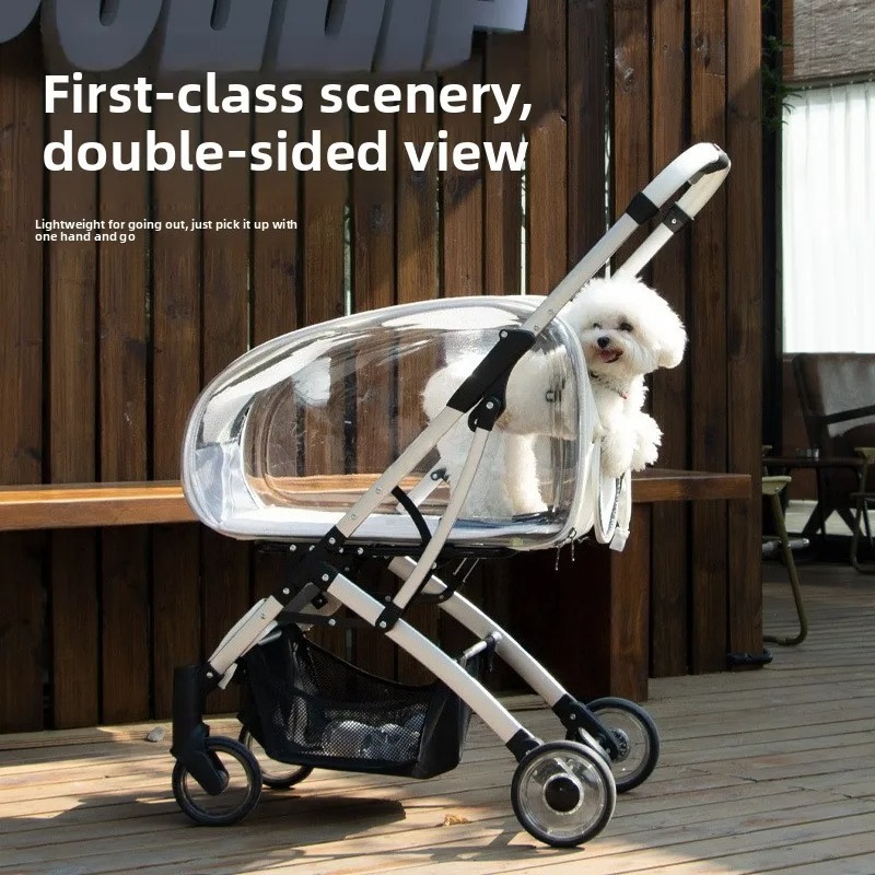 Outdoor Carrier Transparent Pe - Pet Stroller Carrier review and price