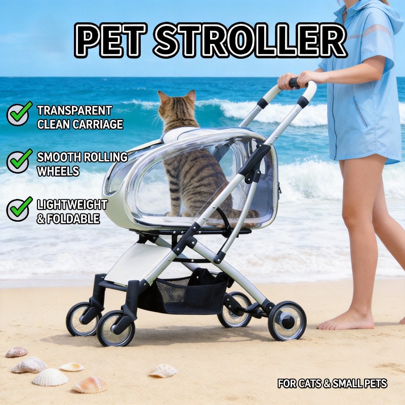 Outdoor Carrier Transparent Pe - Pet Stroller Carrier review and price