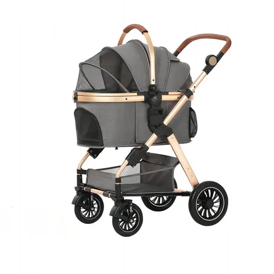 Luxury 3-in-1 Aluminum Alloy F - Pet Stroller Carrier review and price