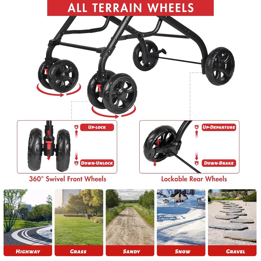 Double Pet Stroller With 2 Det - Pet Stroller Carrier review and price