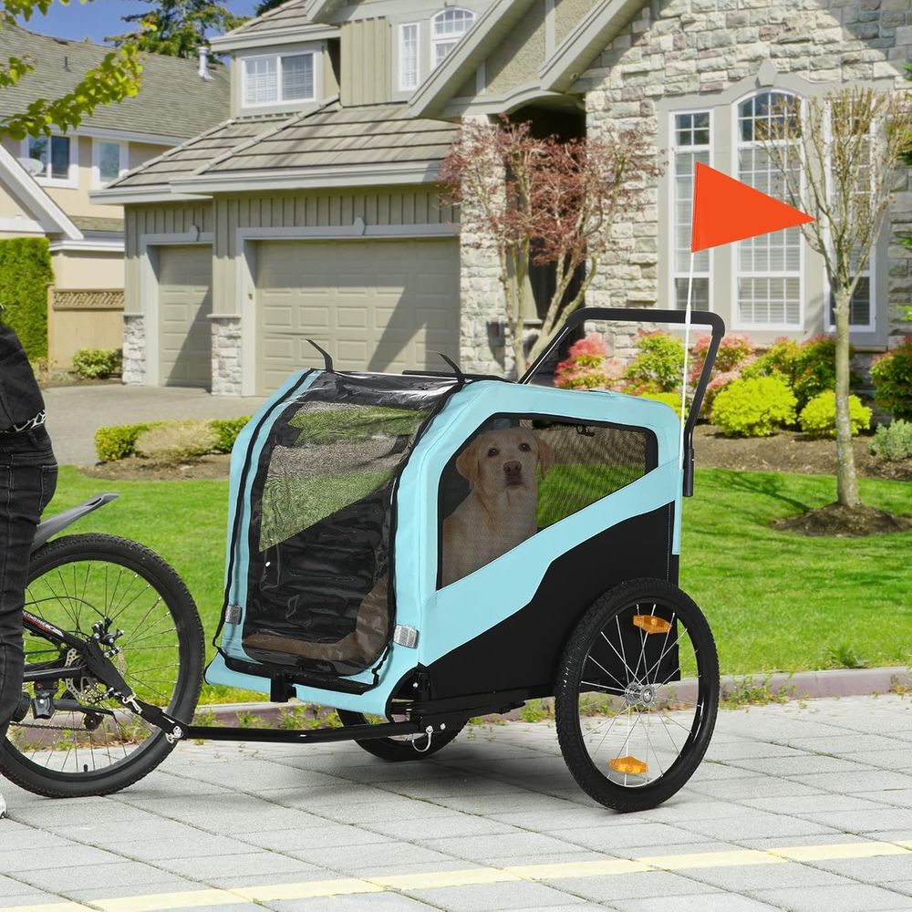 2-in-1 Dog Bike Trailer Pet St - Pet Stroller Carrier review and price