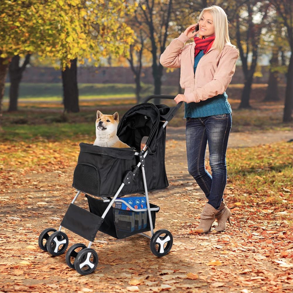 Pet Stroller Dog Cat Stroller  - Pet Stroller Carrier review and price