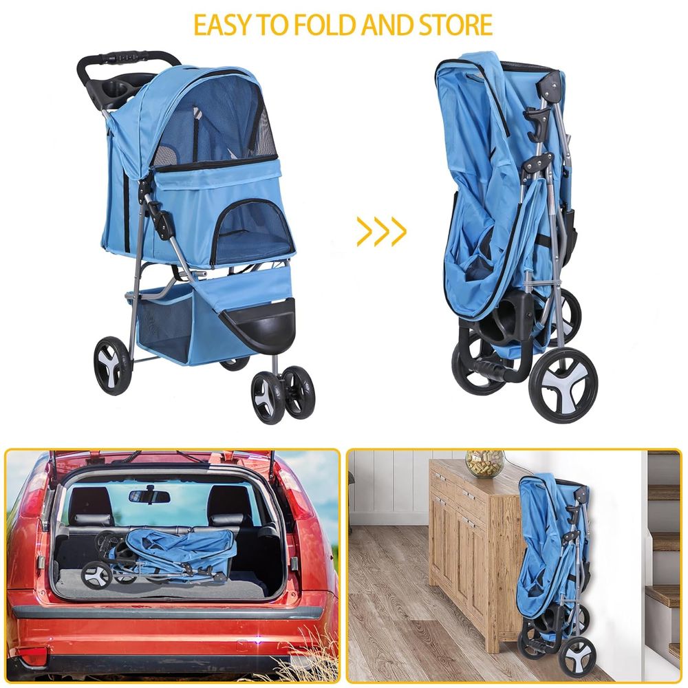 Pet Stroller for Cats and Dogs - Pet Stroller Carrier review and price