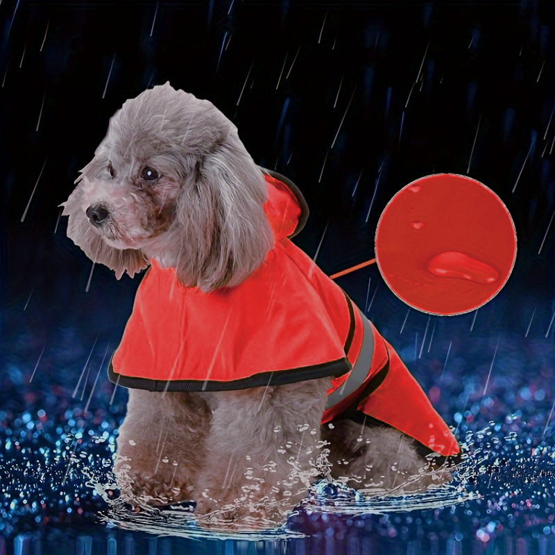 Spring Summer Waterproof Refle - Dog Raincoat review and price